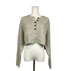 BDG Pullover Knit Sweater Beige Color